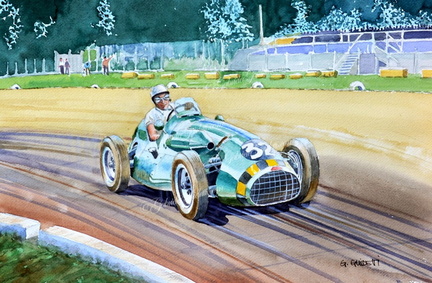 Stirling Moss Connaught  monza 52