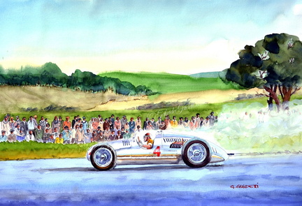 Tazio Nuvolari Autounion Donnington 1938