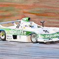 Lella Lombardi su Osella PA9