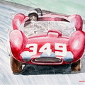 Govoni Dino su Maserati Birdcage alla Bologna Raticosa 64